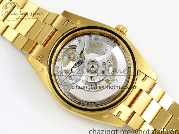 Best AAA Replica Sites Bezel ARF 228238 Crystal Diamonds Bracelet DayDate WrinkleFree 40 YG President VR 1550 on Steel 904L 0123